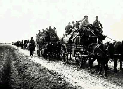 Renforts français pendant la bataille de Verdun